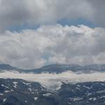 Blick zum Glacier de la Plaine Morte. Dort waren wir auch schon