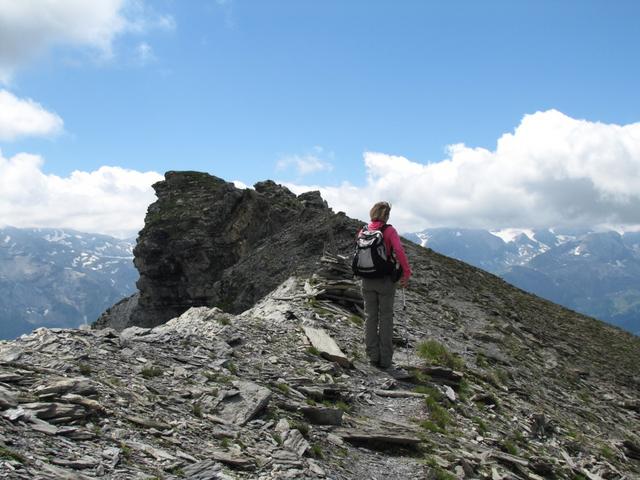 Mäusi kurz vor Punkt 2539 m.ü.M.