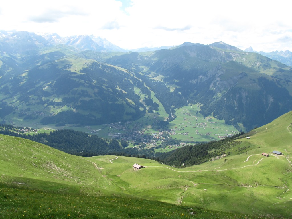 Tiefblick nach Lenk