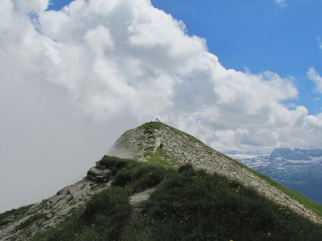 kurz nach Punkt 2344 m.ü.M. mit Blick auf den Tierberg