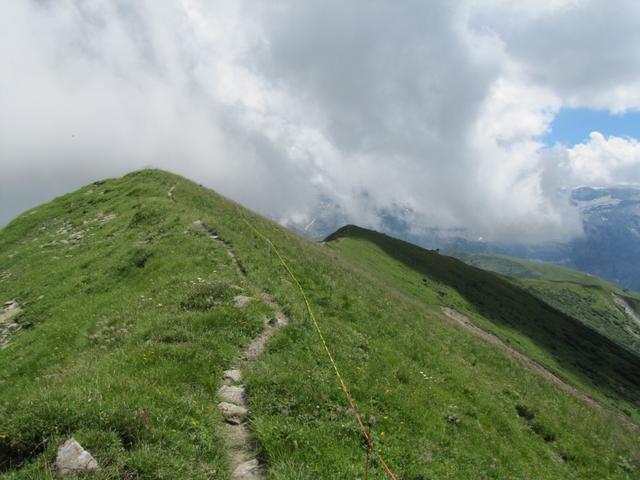 bei Punkt 2248 m.ü.M. auf dem Laveygrat