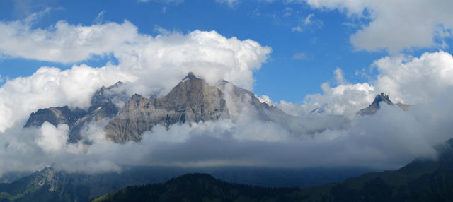 Blick zum Gross Loner und Tschingellochtighorn