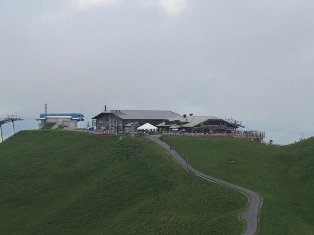 wir haben die Bergstation der Seilbahn auf Sillerenbühl erreicht