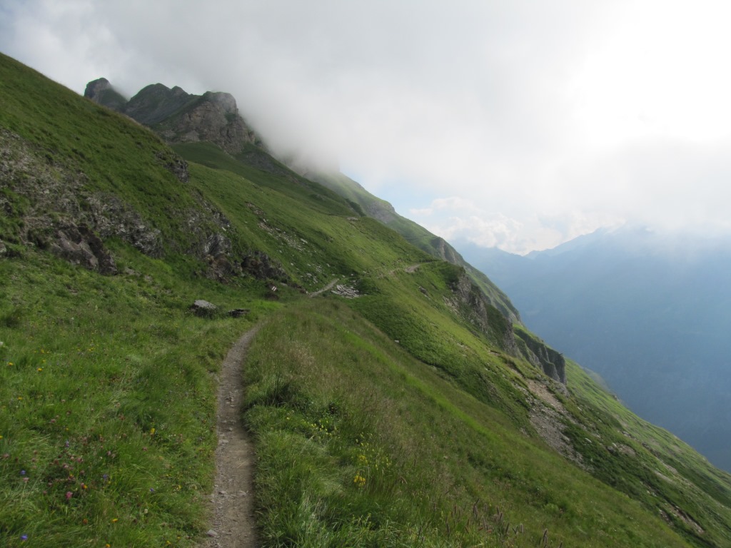 wir wandern ohne Probleme...