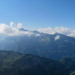 schönes Breitbildfoto mit Blick zum Ritzlihorn und das Urbachtal. Dort waren wir auch schon
