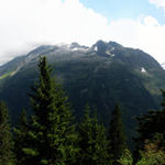 schönes Breitbildfoto von der Terrasse der Tällihütte aus gesehen