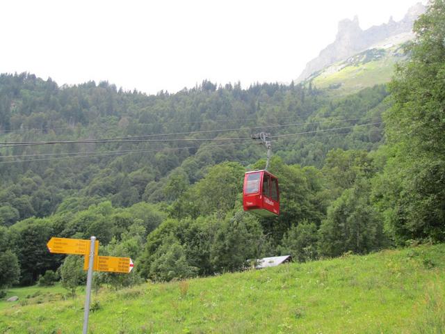 bei Furen im Gadmertal haben wir wieder festen Boden unter den Füssen