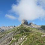 Blick vom Schwarze Schopf 2286 m.ü.M. zu den Lobhörner