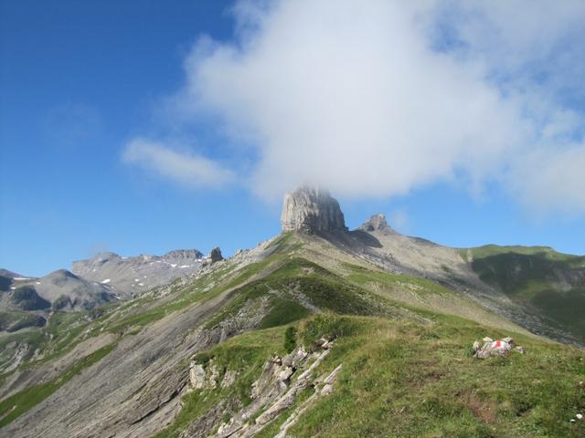 Blick vom Schwarze Schopf 2286 m.ü.M. zu den Lobhörner