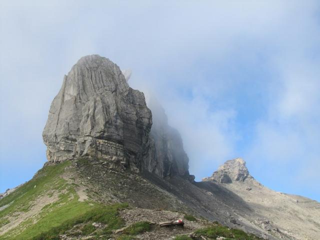 bei Punkt 2365 m.ü.M. kurz vor den Lobhörner