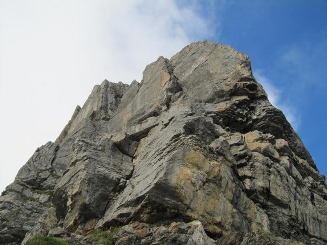 Blick hinauf zu den Lobhörner