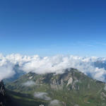 was für ein super Breitbildfoto. Blüemlisalpgruppe, Thunersee und Morgenberghorn