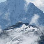 Blick zum Schilthorn. Dort oben waren wir auch schon