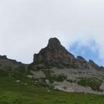 Blick hinauf zu den Lobhörner