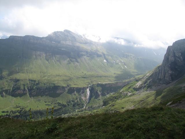 Blick ins Soustal. Dort sind wir durchgewandert als wir den Bietenhorn besuchten