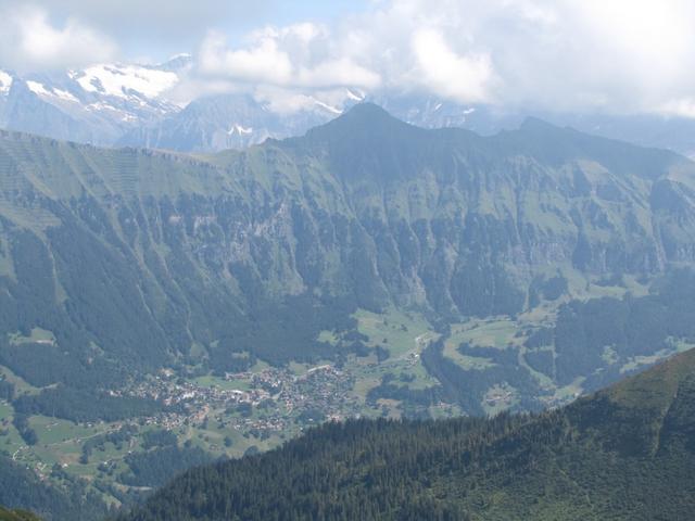 Blick auf Wengen