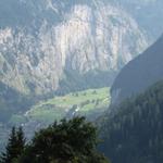 Tiefblick ins Lauterbrunnental