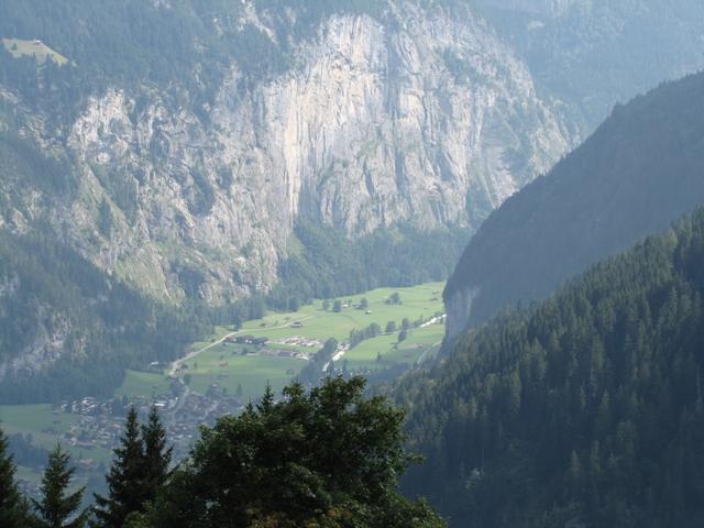 Tiefblick ins Lauterbrunnental