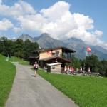 wir haben die Bergstation der Seilbahn bei Sulwald erreicht