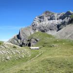 Blick zurück zur Flueseehütte