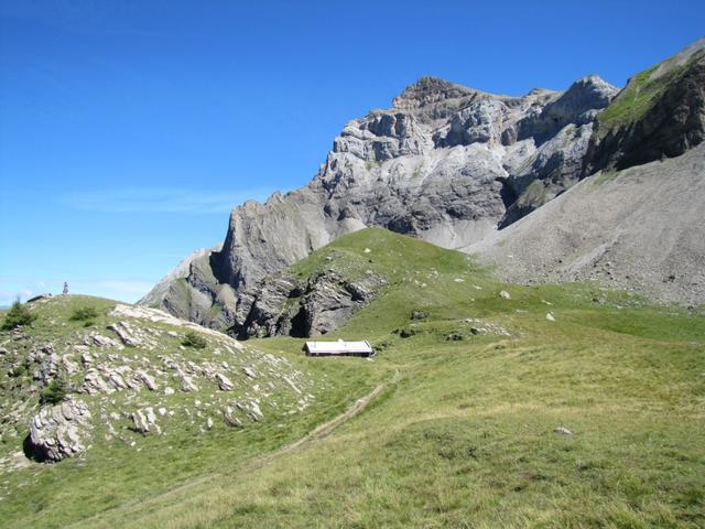 Blick zurück zur Flueseehütte