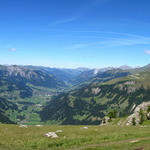 sehr schönes Breitbildfoto vom Flueseeli aus gesehen ins schöne Simmental