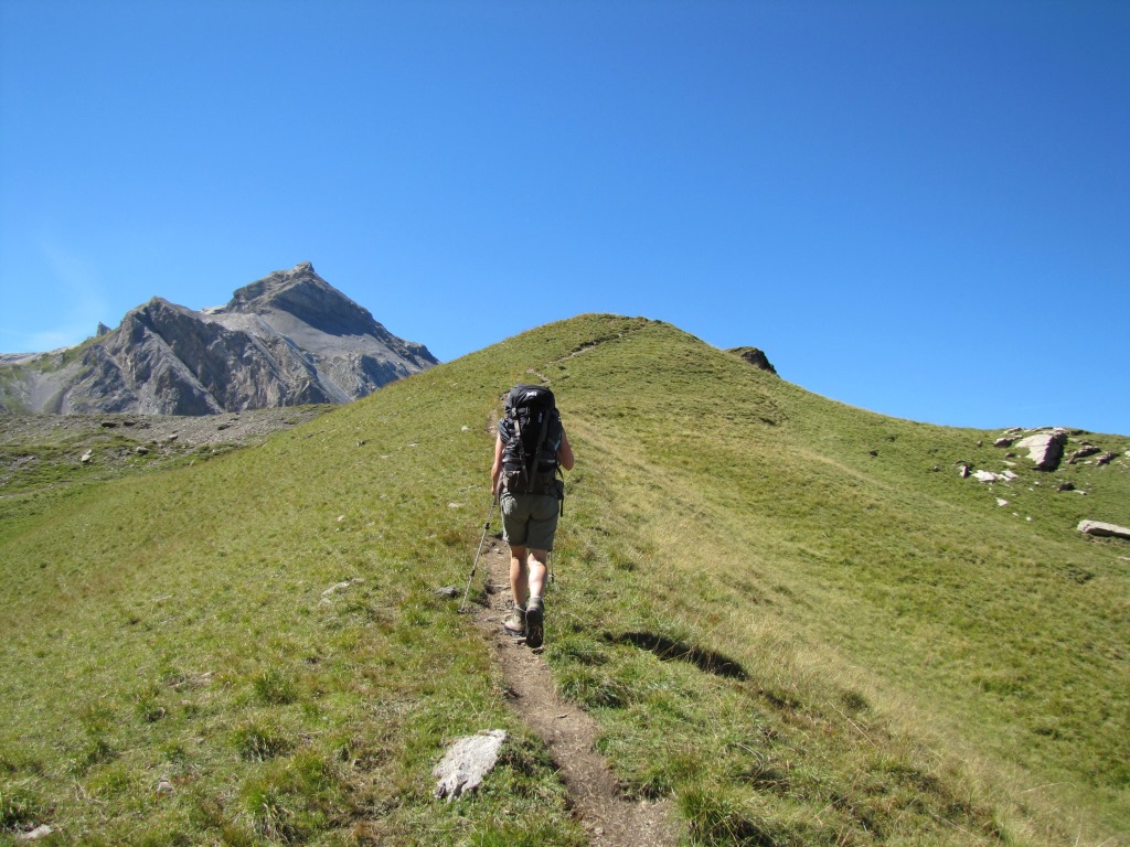 bei der Weggabelung Punkt 2073 m.ü.M. machen wir einen kleinen Abstecher zum Flueseehöri