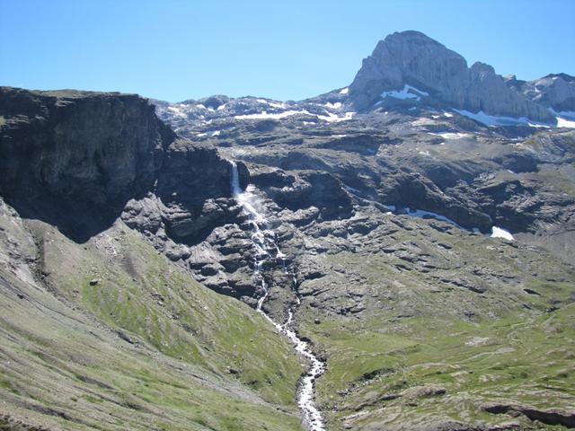 Blick Richtung Rezligletscher und Gletscherhore. Dort hinauf führt unsere Bergwanderung