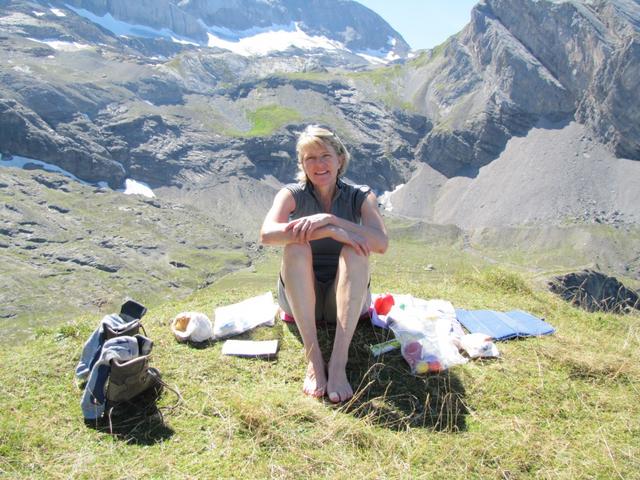 auf dem Flueseehöri legten wir unsere Mittagspause ein