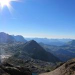 diese Aussicht konnten wir von der Wildstrubelhütte aus geniessen