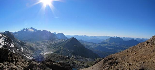 diese Aussicht konnten wir von der Wildstrubelhütte aus geniessen