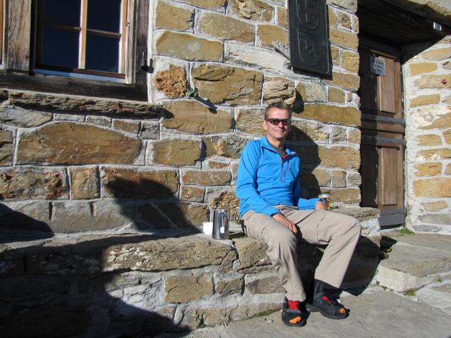 heute laufen wir aber keinen Meter mehr. Franco geniesst die Aussicht