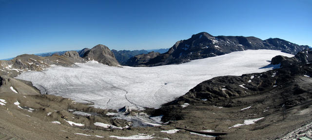 sehr schönes Breitbildfoto vom Glacier de la Plaine Morte