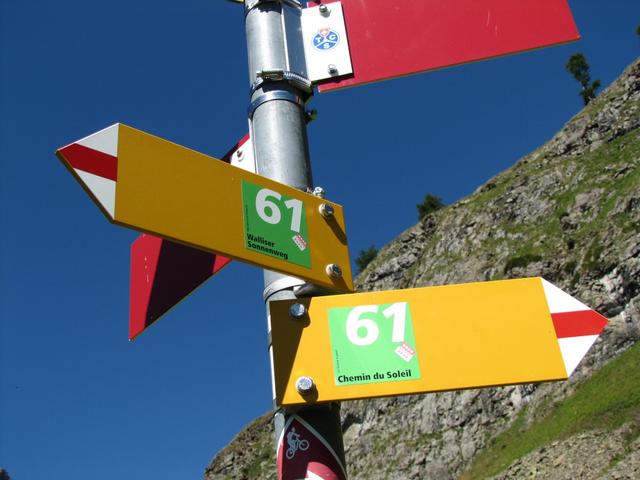 wir befinden uns weiterhin auf dem Walliser Sonnenweg