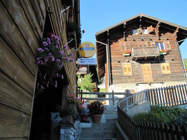 im Restaurant Sunnenblick haben wir ein sehr gutes Nachtessen geniessen können