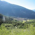 Blick zurück nach Leukerbad