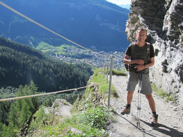 Franco ist vom Weg begeistert