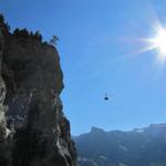 und wieder fährt eine Seilbahn hinauf zum Gemmipass