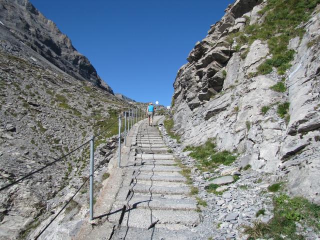 kurz vor dem erreichen des Gemmipass