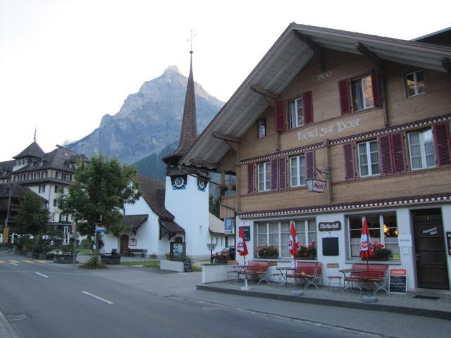 das Dorfzentrum von Kandersteg