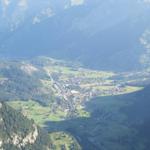 Tiefblick nach Kandersteg