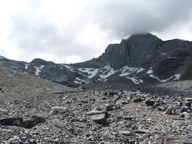 Blick Richtung Tälligletscher und die Rote Totz Lücke