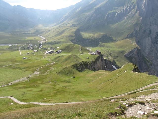 in kürze werden wir die Engstligenalp erreichen