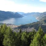 Blick auf den lago Maggiore und Ascona