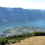 Blick auf Locarno, Ascona und das Maggiadelta