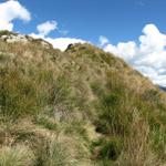 ein Bergweg ist nicht vorhanden