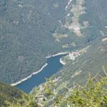 Tiefblick zum Lago die Vogorno