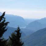 Blick nach Lugano mit San Salvatore und Monte Generoso