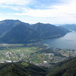 schönes Breitbildfoto mit Blick Richtung Lago Maggiore