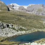 Blick auf den kleinen Antabia Bergsee